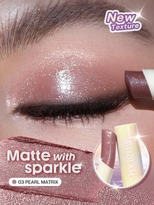SHEGLAM Lunar Jelly Frosty قلم ظلال العيون-03 Pearl Matrix علامة تجارية جمال مستحضرات تجميل مكياج للنساء والفتيات Y2K خريف شتاء رسم الوجه ريف - 03 بيرل ماتريكس - مشاهدة 1