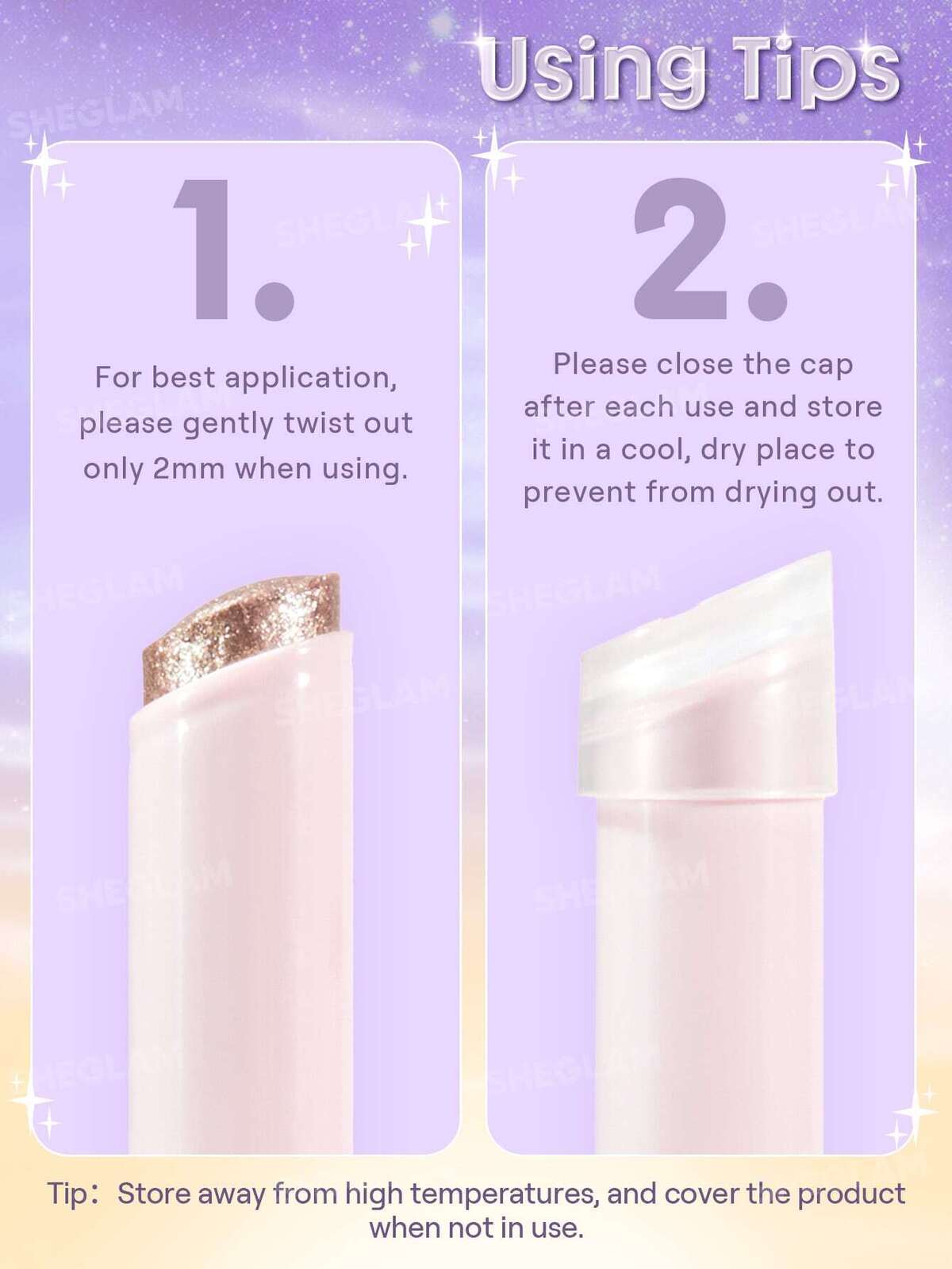 Lunar Jelly Frosty Eyeshadow Stick-02 Sugar Donut