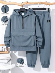 Tween Boys Outerwear Co-Ords - Blue - View 1