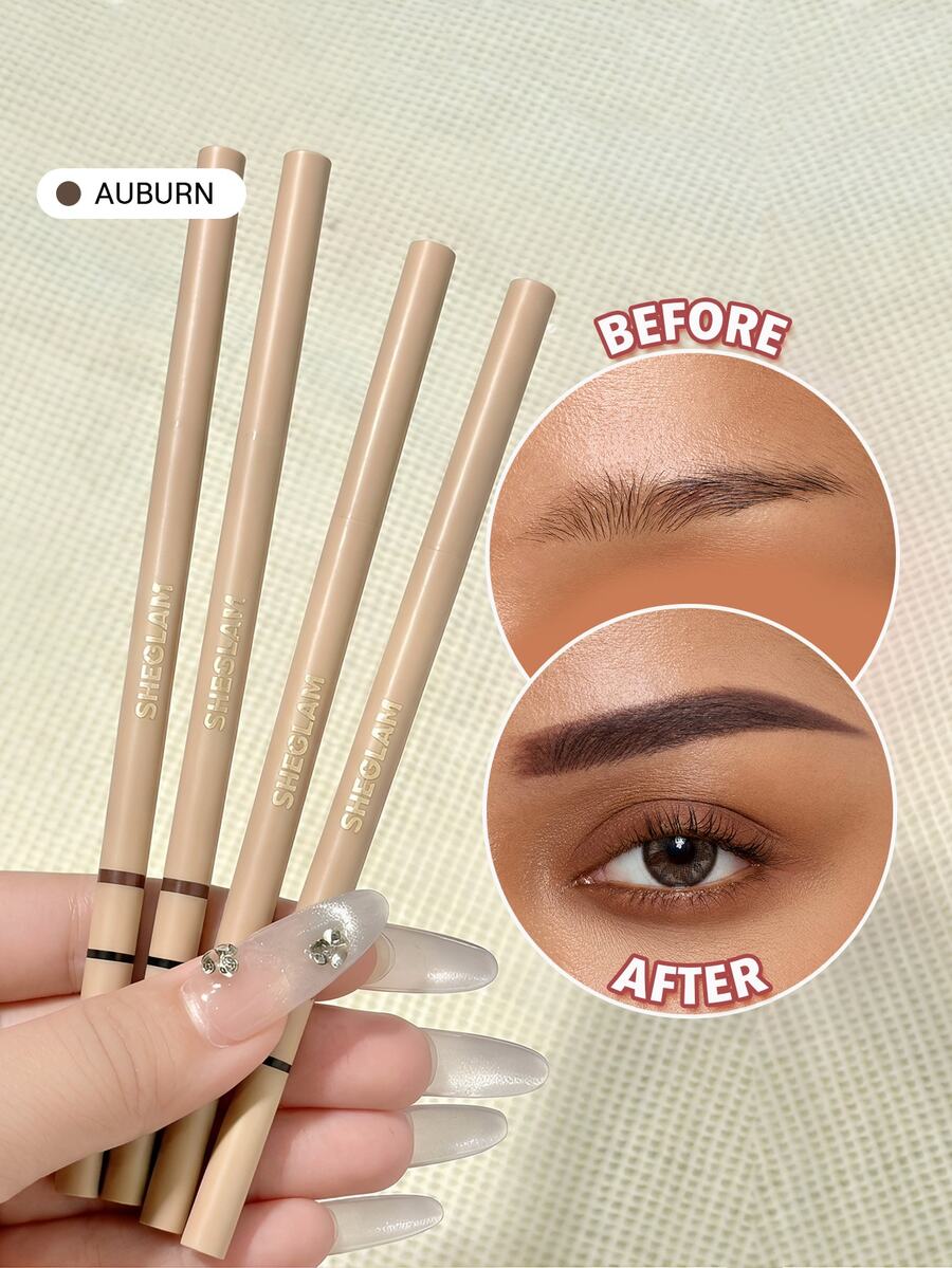 SHEGLAM Insta-Fill Brow Pencil - Dark Brown Brow Pomade Brand Beauty Cosmetic Makeup For Women And Girls - Dark Brown - View 1