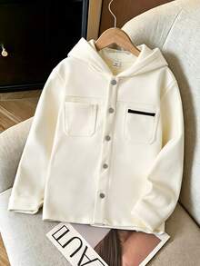 Tween Boys Coats - Beige - View 3