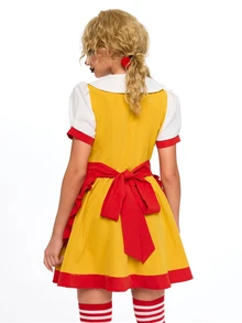 ROMWE Anime Halloween M-Mark Costume Cosplay Doll Dress Short Dress For Women - Multicolor - View 5