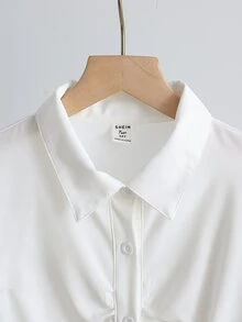 Teen Girls Blouses - White - View 4