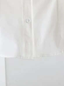 Teen Girls Blouses - White - View 3