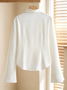 Teen Girls Blouses - White - View 6