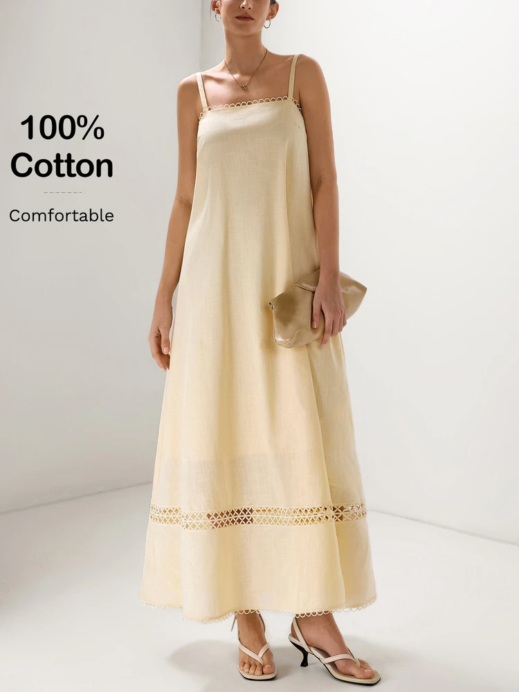 Briarwyn Elegant Casual Modest White Summer Tropical Holiday 100