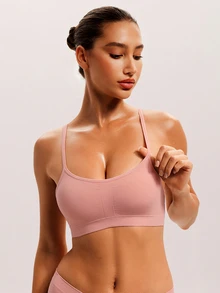 Barelissa 3pcs Comfortable Seamless Back Bra Lingerie Set - Multicolor - View 5