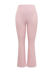 Swim Shayni Women's Summer Beach Vacation Pink Marble Print Long-Sleeve Top And Flared Pants Swimwear Set,Modest Two-Piece Swimsuit For Muslim Women - Multicolor - View 5