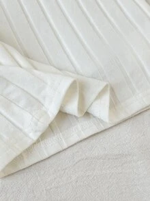 SHEIN 女童春夏季細肩帶上衣與短褲套裝 2件組 素色/多色內著套裝 全季適用 - 白色 - 查看 3