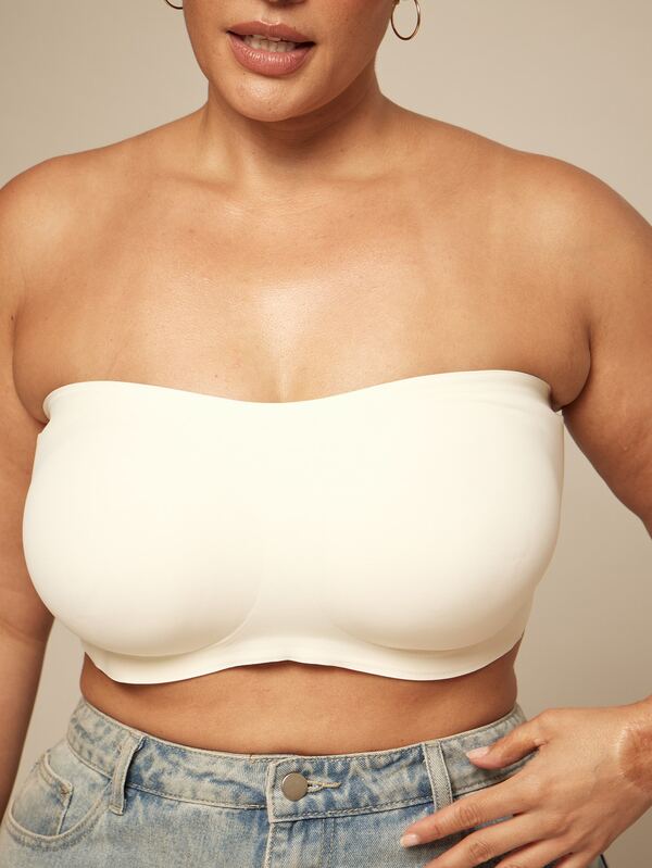 SHEIN BAE CURVE 性感無肩帶大尺碼女款內衣