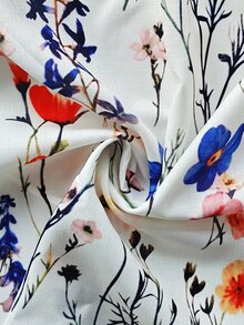 SHEIN Rosurelle 女款春夏法式復古荷葉邊圓領單排扣無袖襯衫，寬鬆休閒百搭風格，適合通勤/下午茶約會/日常街頭穿搭 - 彩色 - 查看 6