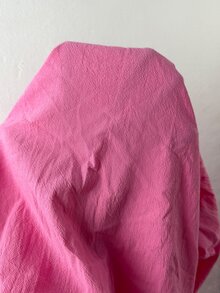 Coolane 女款春夏街頭風鄉村音樂會休閒復古波希米亞海灘度假穿搭 西部風簡約基礎款 100%純棉白色掛脖比基尼上衣與口袋寬鬆寬腿長褲 居家休閒套裝 兩件式穿搭 - 粉色 - 查看 8