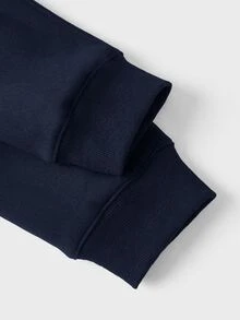 Calvornis Sudadera con cuello alto y media cremallera, de manga larga tipo raglan para hombre - azul real - Ver 3