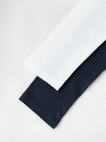 SHEIN 青少年女孩 T-shirt 買 1 件送 1 件 - 彩色 - 查看 5