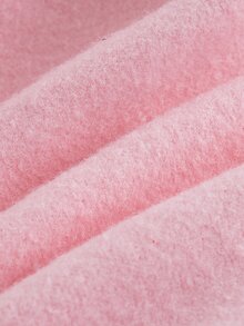 SHEIN 2件組女孩秋冬服飾 L號，包含一件中磅針織連帽拉鍊外套與寬鬆寬腿長褲 - 淺粉色 - 查看 9