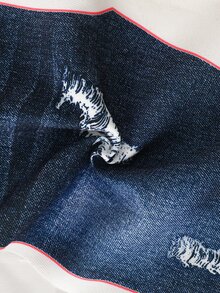 SHEIN Playful Pals 2件套/男嬰服飾時尚休閒可愛運動風秋冬新款，刺繡英文字母圖案，杏色長袖圓領衛衣上衣 + 藍色休閒牛仔風長褲，柔軟舒適面料，適合日常穿著或戶外 - 杏色 - 查看 9