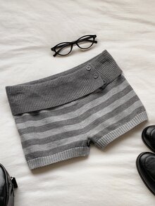 Comfortcana Women Casual Summer Knit Pants In Fall/Winter - Grey - View 7