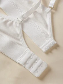 Teen Girls 3-Piece Solid Color All-Season Base Layer Underwear Set With Cups And Cotton - Multicolor - View 6