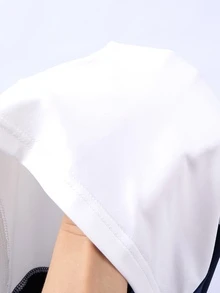 男童休閒酷感個性可愛 Y2K 對比色圓領長袖口袋 T 恤 返校季校園風 海軍藍 秋季 - 彩色 - 查看 8