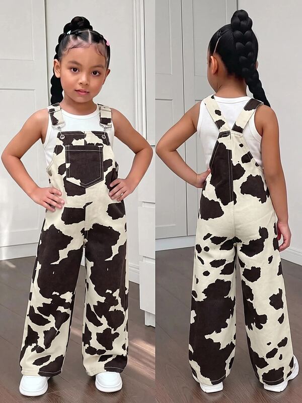 Young Girl Young Girl Young Girl Young Girl Young Girls' Y2k Cotton Print Loose ,Fall/Winter,For Girls Back To School Clothes,Christmas ,Halloween,School