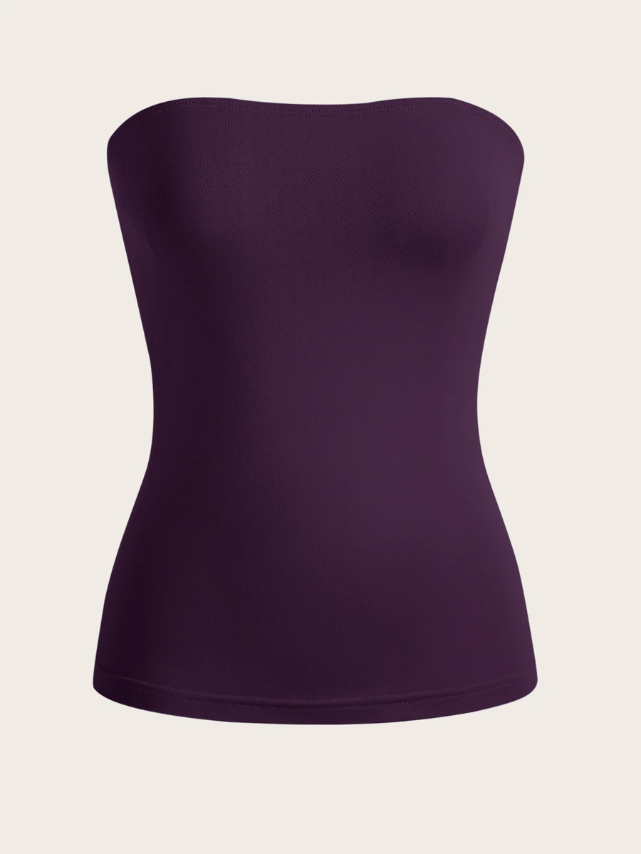 SHEIN BASICS 女款夏季露肩上衣上衣