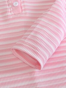 SHEIN 青少年女孩長袖連身褲，度假、日常穿著 - 彩色 - 查看 7