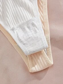 Lowkey Lull 5pcs/Set Women's Minimalist Multi-Color Thong Panties, Suitable For Summer - Multicolor - View 6