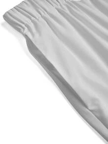 TaskEZ Women's Solid Color V-Neck Short Sleeve Top And Pants Nurse Scrub Uniform Set - White - View 6