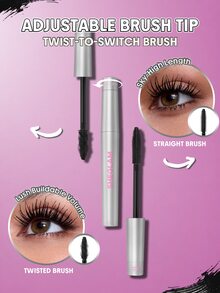 SHEGLAM Twist Top Volume & Length Mascara-Black Brand Beauty Cosmetic Makeup For Women And Girls - Black - View 4