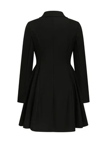 EMERY ROSE Plus Size Blazers - Black - View 7