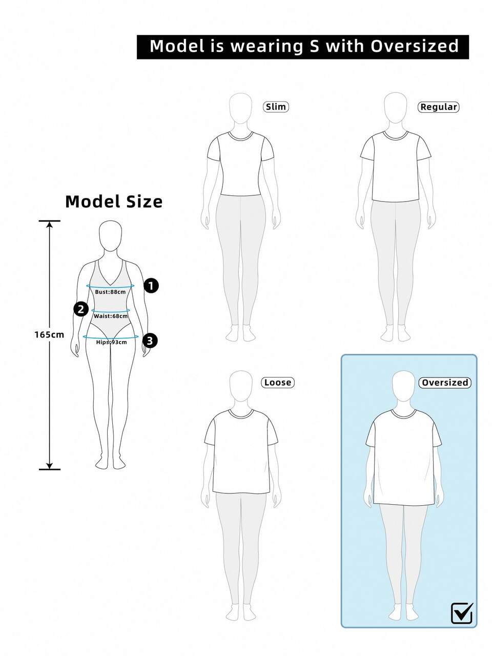 2pcs/Set Women's Casual Minimalist Basic T-Shirt, Suitable For Autumn/Winter Over Sized Tshirts Shirt Pack Tops,Fall,Everyday House Home White Black
