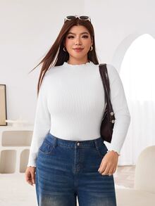 Solflare Camisetas de talla grande - Blanco - Ver 5