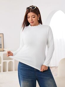 Solflare Camisetas de talla grande - Blanco - Ver 3
