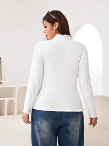 Solflare Camisetas de talla grande - Blanco - Ver 2
