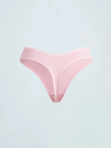 Softvol 5 peças/pacote Calcinhas Tipo Tanga Confortáveis para Mulheres, Roupa Íntima Macia Adequada para Esportes e Uso Diário, Pacote Múltiplo, Tamanhos XP-GG, Todas as Estações - Multicolorido - Visão 13