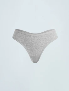 Softvol 5 peças/pacote Calcinhas Tipo Tanga Confortáveis para Mulheres, Roupa Íntima Macia Adequada para Esportes e Uso Diário, Pacote Múltiplo, Tamanhos XP-GG, Todas as Estações - Multicolorido - Visão 11