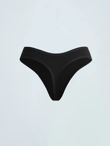 Softvol 5 peças/pacote Calcinhas Tipo Tanga Confortáveis para Mulheres, Roupa Íntima Macia Adequada para Esportes e Uso Diário, Pacote Múltiplo, Tamanhos XP-GG, Todas as Estações - Multicolorido - Visão 17