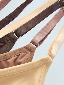 Softvol 3pcs/Set Women Front Closure Wireless Bras - Multicolor - View 12