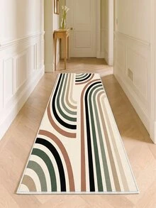 Digitally Printed Non-Slip Washable Runner And Area Rug Living Room Carpet, Modern Design | Modern, Scandinavian, Bohemian And Classic Styles | 100% Polyester - Creamy White - View 5