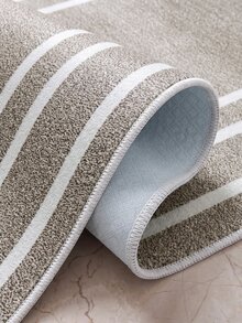 Digitally Printed Non-Slip Washable Runner And Area Rug Living Room Carpet, Modern Design | Modern, Scandinavian, Bohemian And Classic Styles | 100% Polyester - Light Grey - View 4