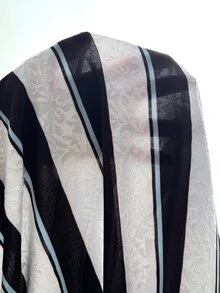 Solflare 大尺碼女款條紋拼色休閒百搭日常長袖T恤 - 彩色 - 查看 7