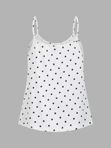 SHEIN EZwear 3件套女士褶皱宽松吊带背心，可调节肩带，适合春夏穿着 - 彩色 - 查看 10