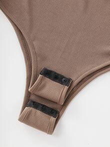 QUELARIE New Women's Ribbon Half-High Neck Inner Shirt, Slim Fit Knit Long Sleeve Base Layer, Sexy Innerwear, Slimming Tight-Fitting Inner Shirt, Versatile For Commuting, Autumn/Winter - Khaki - View 7