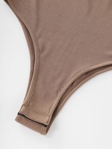 QUELARIE New Women's Ribbon Half-High Neck Inner Shirt, Slim Fit Knit Long Sleeve Base Layer, Sexy Innerwear, Slimming Tight-Fitting Inner Shirt, Versatile For Commuting, Autumn/Winter - Khaki - View 8