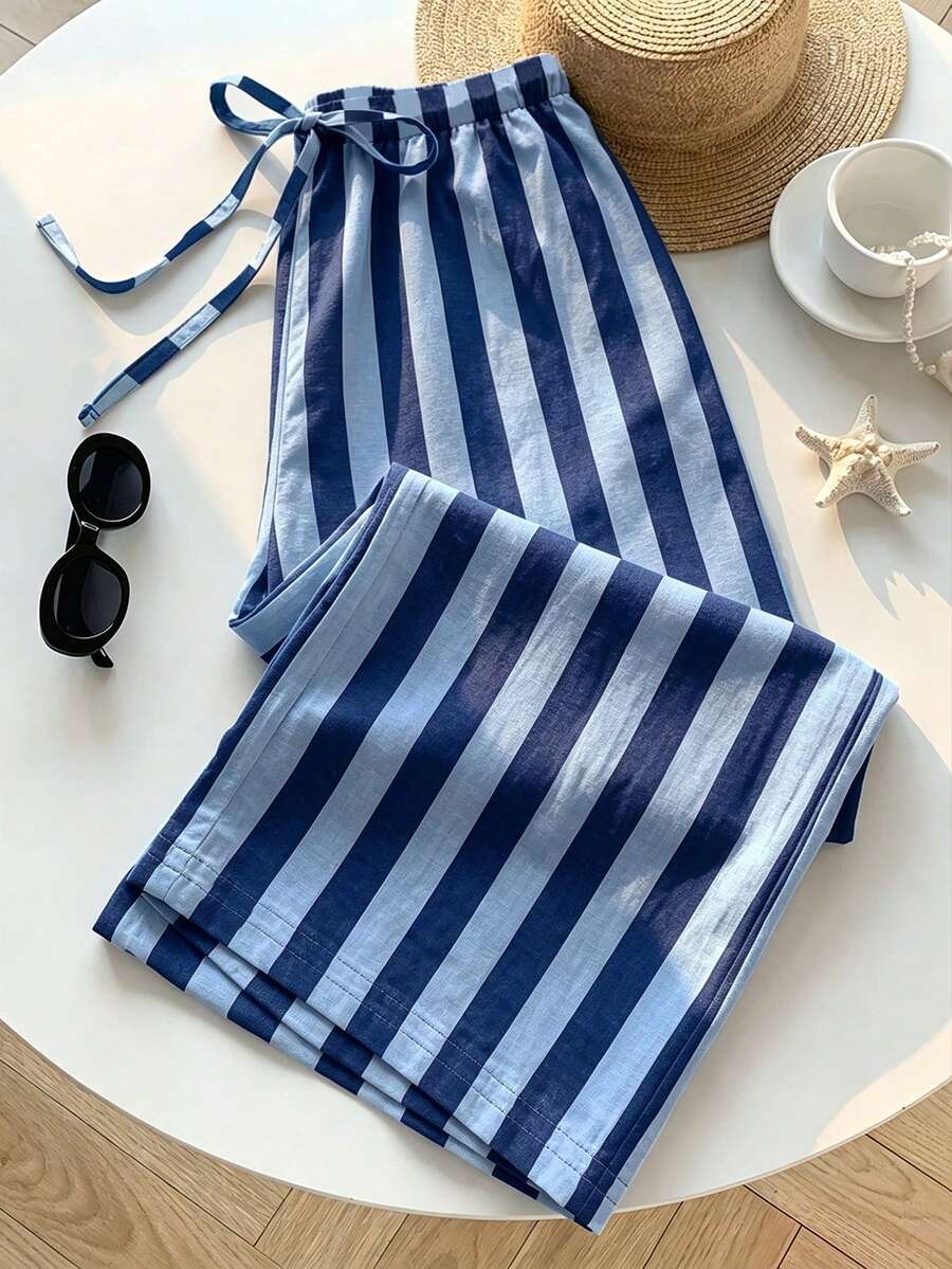 Tween Girl Tween Girl Casual Minimalist Comfortable Mid-Waist Straight Leg Versatile Long Pants - Multicolor - View 1