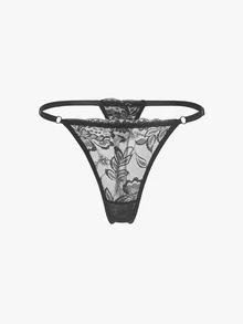 Bisouelle 3packs Floral Lace G-String Set Sexy Lingerie - Multicolor - View 12