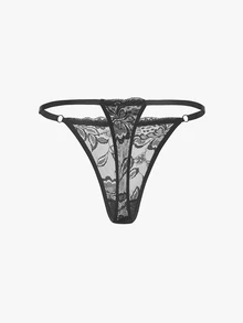 Bisouelle 3packs Floral Lace G-String Set Sexy Lingerie - Multicolor - View 16