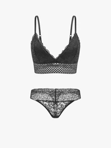 Bisouelle 3sets Floral Lace Bra & Panty Lingerie Setfor Summerfor Summer - Multicolor - View 13