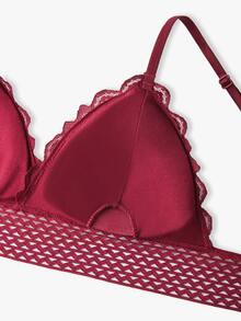 Bisouelle 3sets Floral Lace Bra & Panty Lingerie Setfor Summerfor Summer - Multicolor - View 22