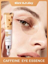 Slow Sunday Caffeine Brightening Eye Essence, Caffeine, Hyaluronic Acid, Moisturizing And Brightening, Suitable For Dark Circles, Fine Lines, And Eye Bags, Good Choice For Vacation, Travel Essentials, Halloween, Suitable For Summer Eye Care